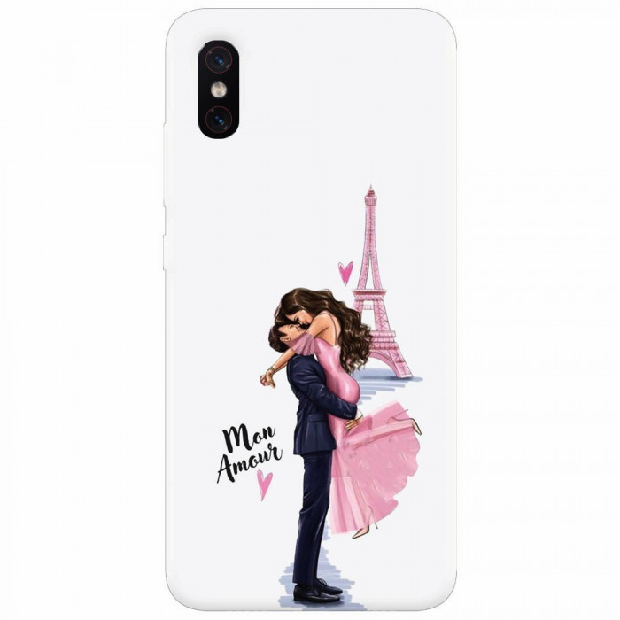 Husa silicon pentru Xiaomi Mi 8 Pro, Paris Love Mon Amour