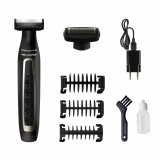 Aparat de tuns, ras si conturat Rowenta X Karl Lagerfeld Forever Sharp TN602LF0, 8000 rpm, lame inox, autonomie 120 minute, negru