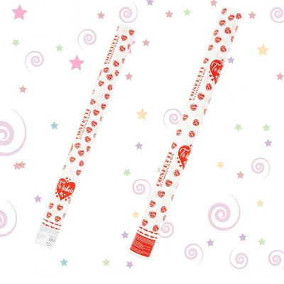Confetti inimioare, mesaj Te iubesc, tun 60 cm, Valentine&amp;rsquo;s Day si Dragobete foto