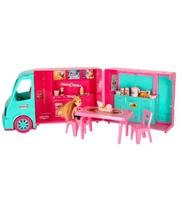 Rulota tip food truck cu 21 elemente, pentru papusi 38 x 21 x 14.5 cm foto