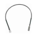 Furtun de &icirc;naltă presiune - CO2 pentru montaj pe perete - 1m - hexagon și piuliță moletată cu str&acirc;ngere manuală