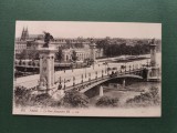 Carte postala Vedere spre Podul Alexandru al III lea -Paris , necirculata ,anii 1920, Printata