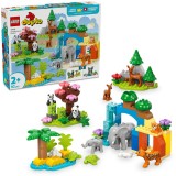 LEGO&reg; DUPLO - Familii de animale salbatice 3 in 1 10446, 92 piese