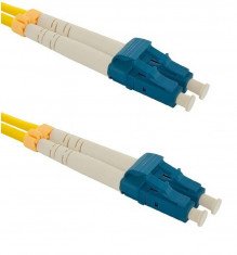 Patchcord Optic Qoltec LC/UPC-LC/UPC | Singlemode | 9/125 | G652D | Duplex | 3m foto