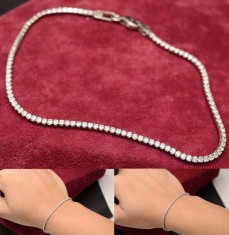 Bratara din Argint model Tennis ARG100A foto