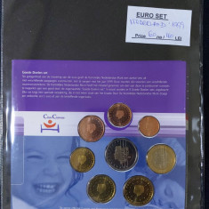 Olanda 1999 - Set complet de euro bancar de la 1 cent la 2 euro BU