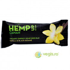 Baton Din Seminte De Canepa, Vanilie si Susan Hemp Up Ecologic/Bio 48gr