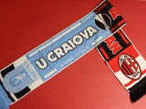 Fular meci fotbal UNIVERSITATEA CRAIOVA - AC MILAN (EUROPA LEAGUE 2017)