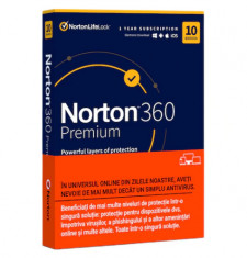 Antivirus NORTON 360 Premium SOF20063 Backup 75GB 1 User 10 Dispozitive foto