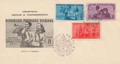 1950 Romania - FDC Un an de la infiintarea Organizatiei de Pionieri, LP 265 foto
