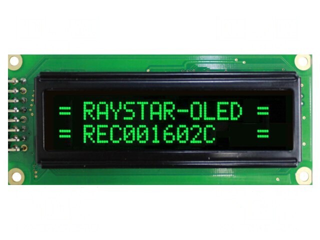Afișaj OLED Alfanumeric 16x2 Verde