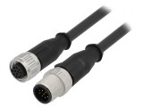 Cablu Senzori Automatizări M12-M12 5m Mufă