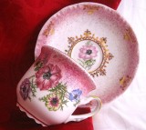 SET CAFEA PORTELAN CLASSIC ROYAL BAVARIA CEASCA CU FARFURIE DECOR CU FLORI DE MAC