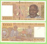 MADAGASCAR 10.000 FRANCS / 1995.
