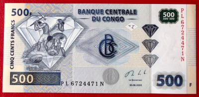 Congo 500 Francs 2020 UNC necirculata ** foto