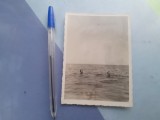 FOTOGRAFIE CU ACTORII GEORGE VRACA SI NICOLAE BRANCOMIR INOTAND IN MARE-1934.