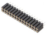 Soclu 30 pini mamă drept 2,54mm THT 2x15