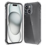 Husa pentru Apple iPhone 15 Plus, Techsuit, Shockproof Clear, Transparenta