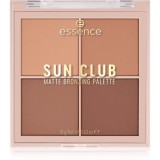 essence Sun Club paleta pentru bronzare cu efect matifiant Better Than Vacation Tan 18 g
