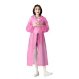Pelerina de Ploaie, pentru Adulti 150-180 cm, din EVA, Impermeabila, Rezistenta la Vant, Inchidere cu Capse, 140 g, Roz