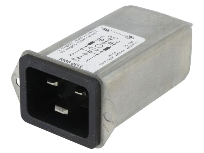 Conector Alimentare AC tată 16A 250V