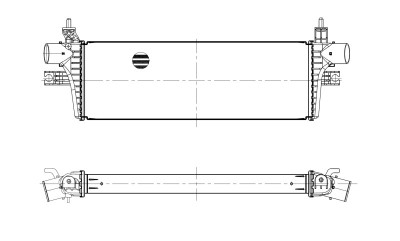 NRF 309117 Intercooler, compresor foto