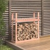 vidaXL Rastel Lemne Foc, 110x35x108.5cm, Lemn Douglas Natural, Suport Depozitare Busteni pentru Semineu