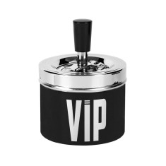 Scrumiera anti vant din metal, Model Vip, 9x14 cm, ATU-087419 foto