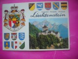HOPCT 15649 HERALDICA -CASTELUL VADUZ -LIECHTENSTEIN -STAMPILA / TIMBRU -EUROPA -CIRCULATA