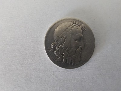 Grecia 20 Drahme 1930 Argint are 12 gr,Rara foto