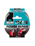 Banda adeziva texturata Bison Power Repair gri 50mmx25m