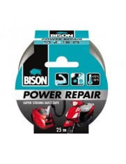 Banda adeziva texturata Bison Power Repair gri 50mmx25m
