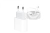 Incarcator compatibil, mufa Iphone, Apple, 20W, iPhone 14, 13, 12, 11, 8, 7, 6, 5, SE, Max, mini, Plus, Pro, Pro Max, Usb-C intrare, Cablu de 1m compa