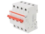 Separator-&icirc;ntrerupător Poli 4 pentru șină DIN 63A 415VAC
