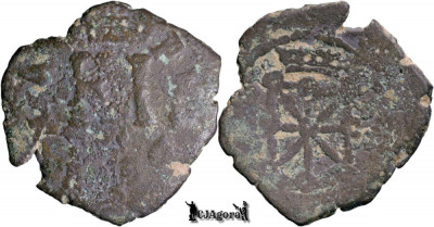 1641-1653, 4 Cornados - monograma FI - Regatul Navarrei | KM 30 foto