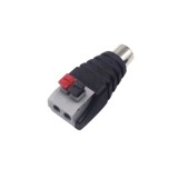 Cumpara ieftin Mufa RCA mama, conectare rapida, negru