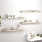 vidaXL Rafturi perete suspendate, 4 buc., stejar, 120x23,5x3,8 cm, MDF 323885