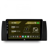 Navigatie BMW E39 E53 E38, Android 12, E-Octacore 2GB RAM + 32GB ROM, 9 Inch - AD-BGE9002+AD-BGRKIT396