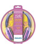 Philips Audio (shk2000pk/00) Wired On-ear Kids Headphones Pink/purple Android Devices|Apple Devices|PC