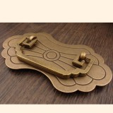 M&acirc;neri de sertar vintage din alamă antică, stil chinezesc retro &ndash; distanță &icirc;ntre găuri 6 cm