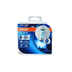 Set 2 becuri auto cu halogen Osram H7 12V 55W PX26d Cool Blue Intense 4200K.