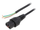 Cablu Alimentare IEC C13 cu Blocare 3m Negru 10A