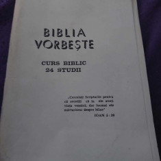 Carte religioasa veche-CURS BIBLIC 24 Studii-BIBLIA VORBESTE-Curs Vechi BIBLIE