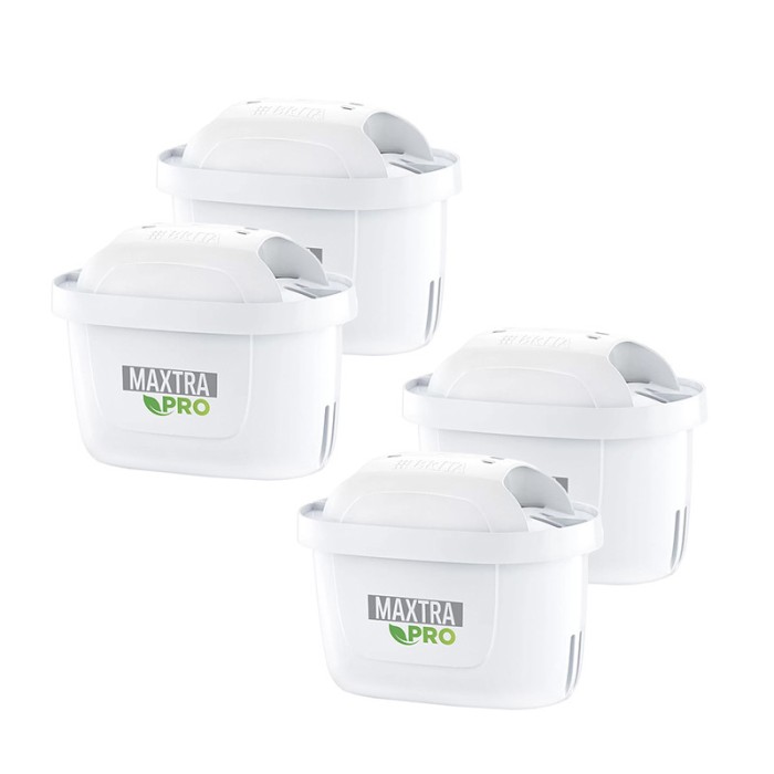 Set filtre 3 + 1 MAXTRA PRO HARD pentru apa dura Brita, filtrare 150 l apa, reducere cu 50% mai buna a depunerilor de calcar
