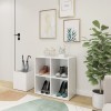 VidaXL Pantofar de hol, alb, 105 x 35,5 x 70 cm, PAL 808251