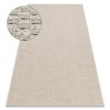 Covor ORIGI 3661 bej - șnur SISAL țesut plat, 155x220 cm