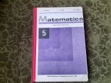 MATEMATICA MANUAL PENTRU CLASA A V A 1984 CARTONATA C P POPOVICI