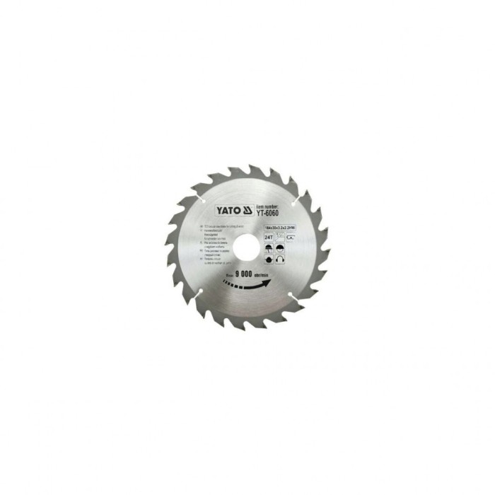 Disc fierastrau wolfra m pentru lemn 184x24 Yato YT-6060