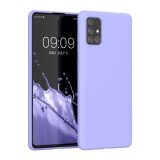 Husa Kwmobile pentru Samsung Galaxy A71, Silicon, Albastru, 57562.108, Carcasa