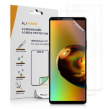 Cumpara ieftin Set 3 Folii de protectie Kwmobile pentru Sony Xperia 5 IV, Transparent, Plastic, 59366.1